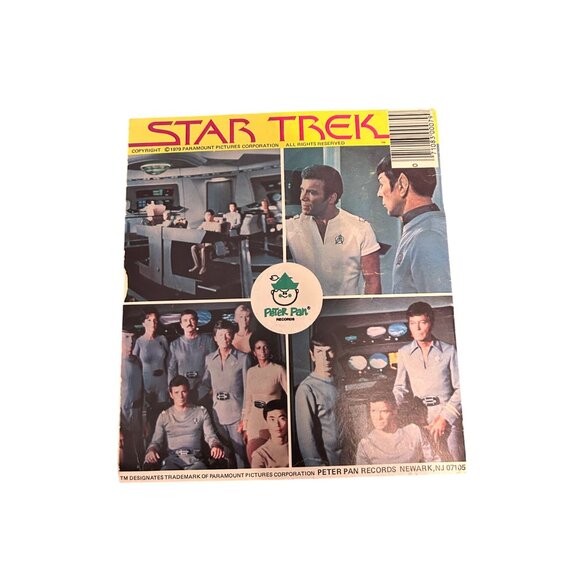 Star Trek The Time Stealer 7" 45 RPM Vinyl Record By Peter Pan Records - Picture 3 of 3